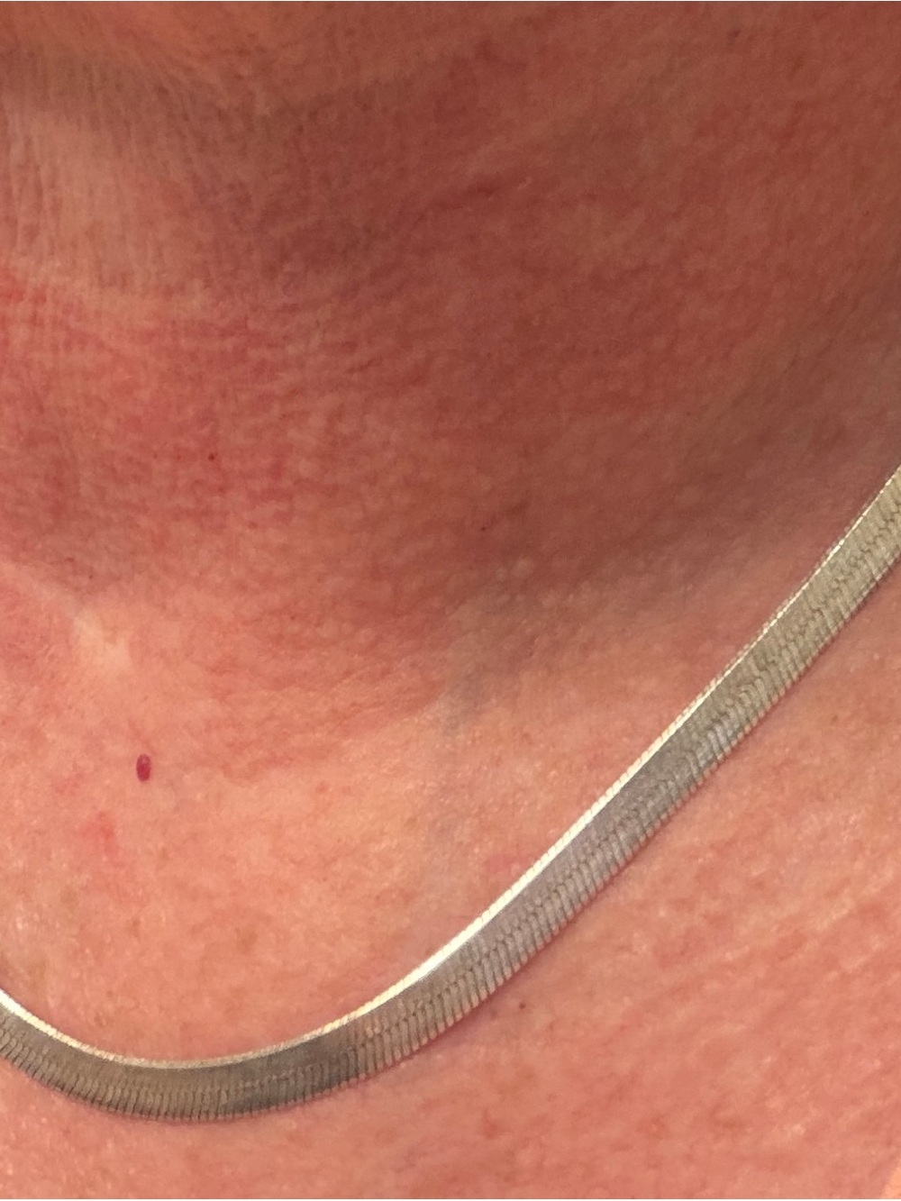 Classic 925  Flat Snake Chain Necklace - Picture 8 of 8